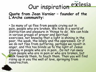   Walk the streets and pray