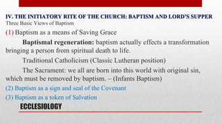 Comprehensive Study on Ecclesiology: Nature, Role, Government, and ...