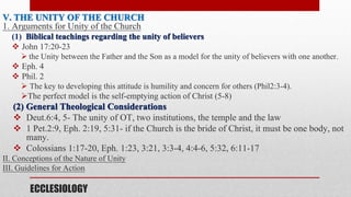 Comprehensive Study on Ecclesiology: Nature, Role, Government, and ...