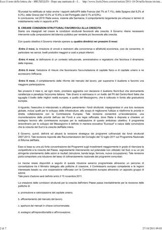 Lettera a banca per riduzione tassi