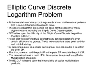 Elliptic Curves and Elliptic Curve Cryptography | PDF