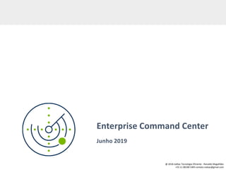 Enterprise Command Center
Junho 2019
@ 2018 rodSac Tecnologia Eficiente - Ronaldo Magalhães
+55.11.98190-5405 contato.rodsac@gmail.com
 