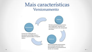 11
Versionamento
Mais características
 