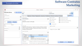 Software Contratos
Marketing
19
Exemplos de telas
 