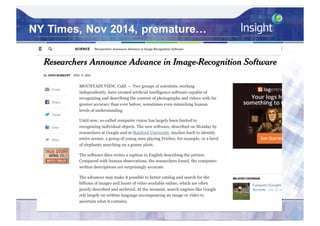 NY Times, Nov 2014, premature…
 