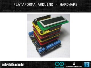 PLATAFORMA ARDUINO - HARDWARE
Arduino SHIELDS
 