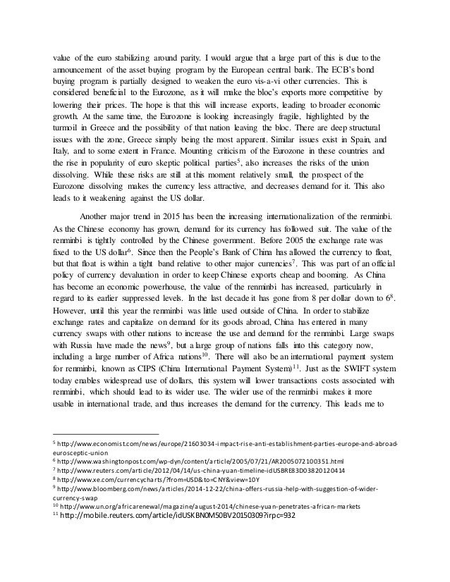 Currency hedging thesis image