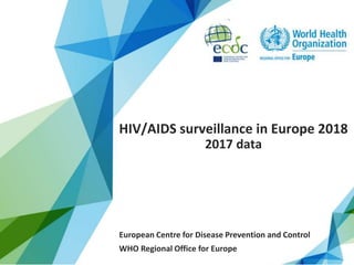 HIV/AIDS surveillance in Europe 2018
2017 data
European Centre for Disease Prevention and Control
WHO Regional Office for Europe
 
