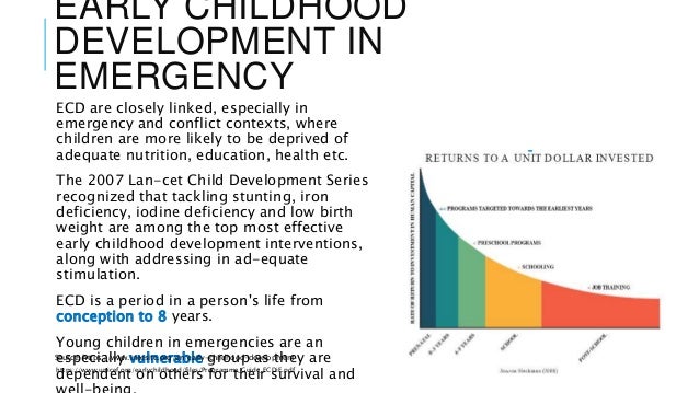 ECD IN EMERGENCY- A POLICY INITIATIVE