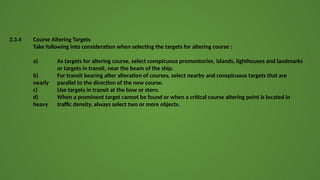 Altering Course ELECTRONIC CHART DISPLAY AND INFORMATION SYSTEM | PPTX