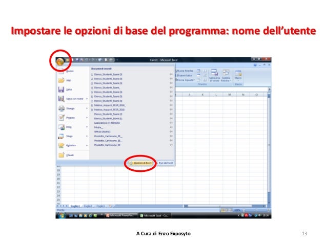 La Scheda Home è Composta Da Cinque Gruppi Di Comandi: EXCEL - TUTTI i MENU e i GRUPPI di COMANDI