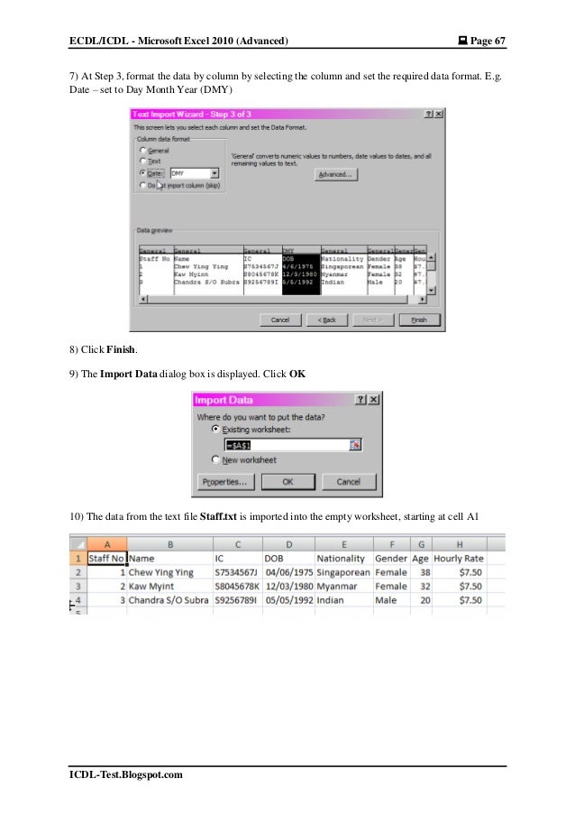Advance Excel Formula Myanmar Pdf