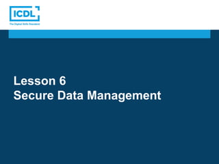 Comprehensive Guide to Secure Data Management and Backup Procedures | PPTX