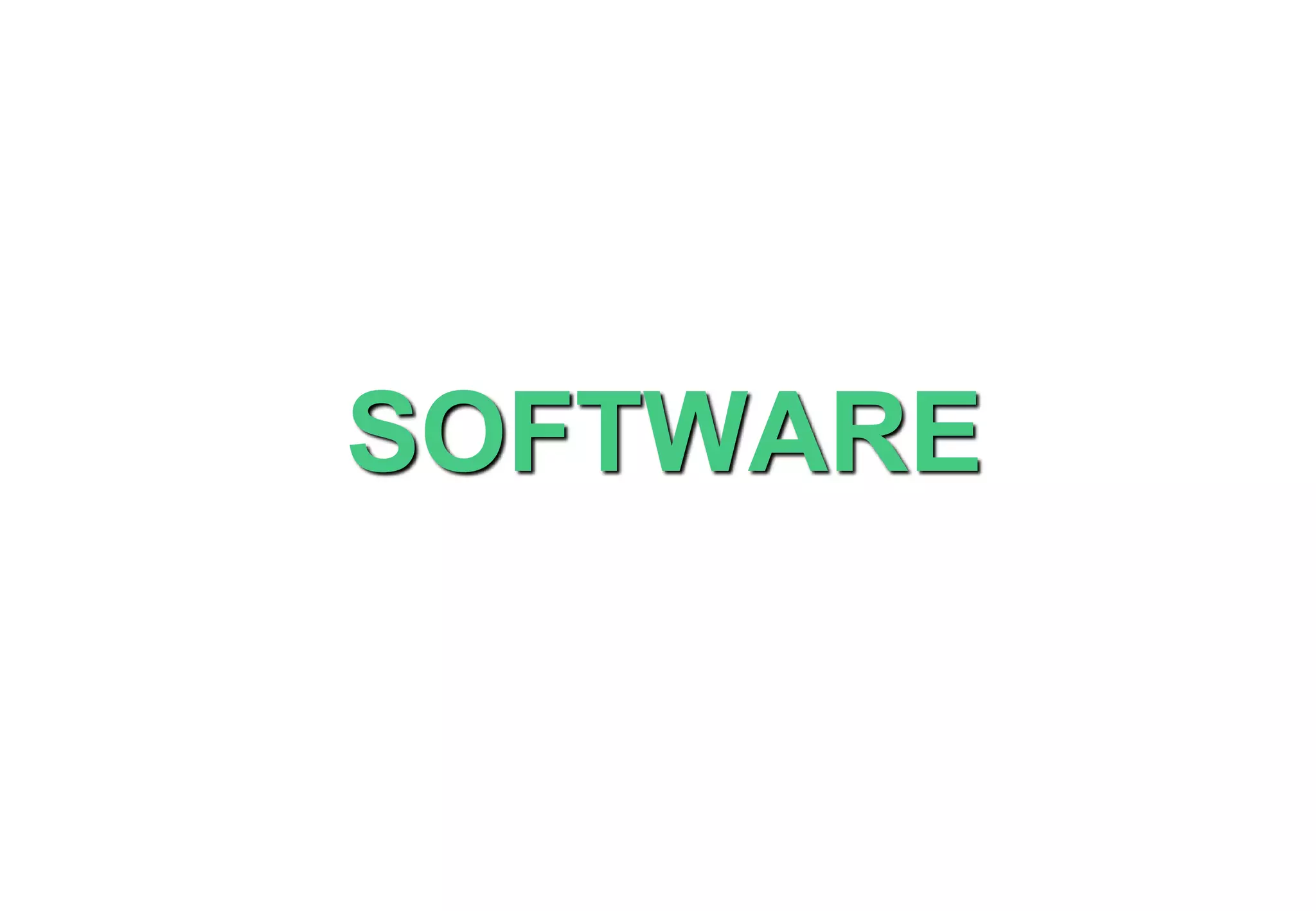 SOFTWARE
 