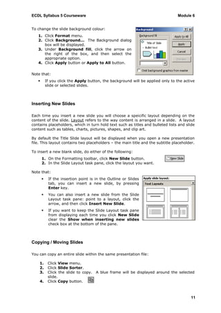 Ecdl v5 module 6 print | PDF