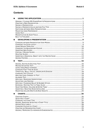 Ecdl v5 module 6 print | PDF