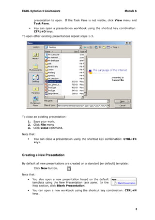 Ecdl v5 module 6 print | PDF