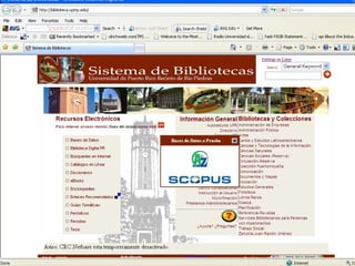 Base de datos bibliográfica: catálogo  