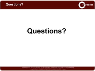 Questions?
Questions?
 