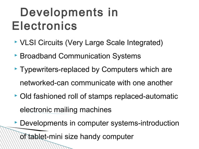 Electronics and communication | ODP