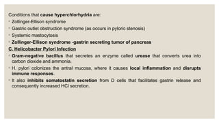 Hyperchlorhydria ECE - Peptic ulcer for first year MBBS lecture .pptx