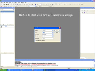 Hit OK to start with new cell schematic design
 