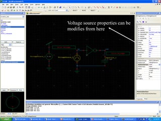 Voltage source properties can be
modifies from here
 