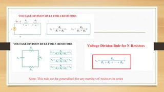 Note: This rule can be generalized for any number of resistors in series
 