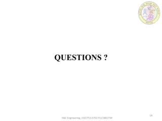 QUESTIONS ?
14
E&C Engineering, 15EC751/17EC751/18EC734
 
