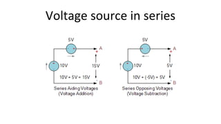 Voltage source in series
 