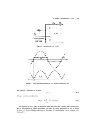 96 SYNCHRONOUS MACHINES AND DRIVES 
² A fast supply that will provide currents to the appropriate stator windings as determined by 
the flux direction. 
² A way to control these currents, e.g. through Pulse Width Modulation 
² A controller with inputs the desired speed, the flux direction in the stator and the stator currents, 
and outputs the desired currents in the stator 
Figures 7.18 and 7.19 show the rotor positions, the stator currents and the switches of the supply 
inverter for two rotor positions. 
 
 
 
(a) Switch positions (b) Machine cross section 
Fig. 7.18 Energizing the windings in a brushless DC motor 
 
 
 
(a) Switch positions (b) Machine cross section 
Fig. 7.19 Energizing the windings in a brushless DC motor, a little later 
The formulae that describe the operation of the system are quite simple. The developed torque is 
proportional to the stator currents: 
T = k ¢ Is (7.20) 
At the same time, the rotating flux induces a voltage in the energized windings: 
E = k ¢ ! (7.21) 
 