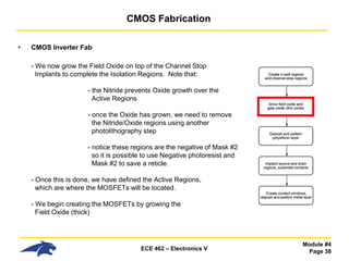 Comprehensive Overview of CMOS Fabrication Processes in VLSI Design | PDF