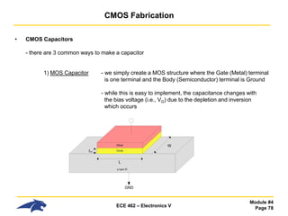 Comprehensive Overview of CMOS Fabrication Processes in VLSI Design | PDF