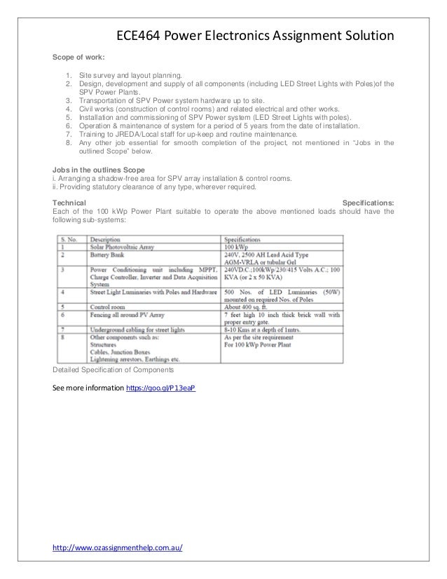 Electronics homework solutions picture