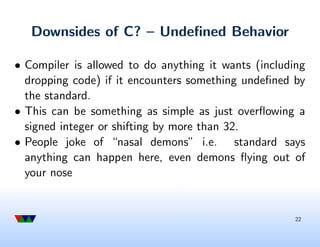 Introduction to embedded systems: C programming review for embedded ...