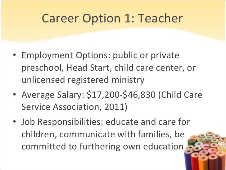 Early Childhood Career Opportunities