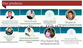 And many more…..
Our products
 