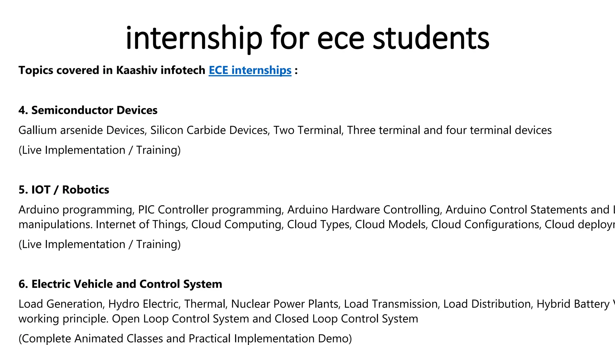 ece internship - ece internships - ece interns | PDF