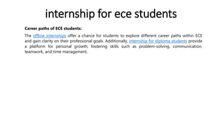 ece internship - ece internships - ece interns | PDF