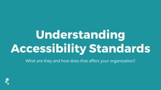 Web accessibility 101: The why, who, what, and how of "a11y" | PDF