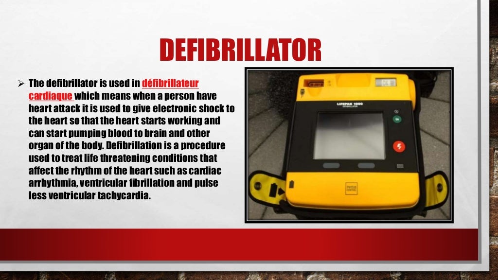 Electrical equipments used in hospitals