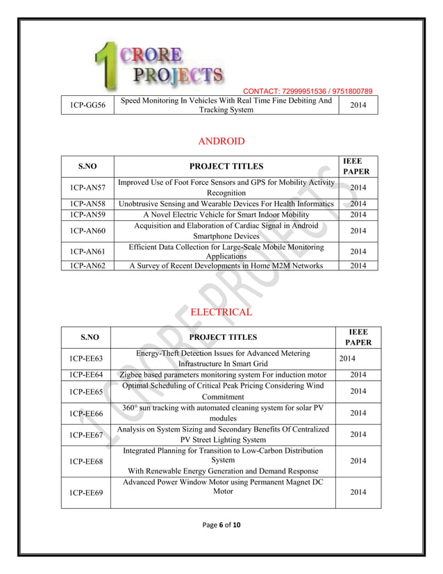 IEEE Projects ece projects | DOCX