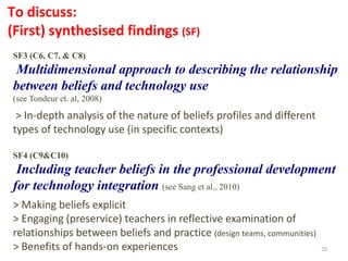 Understanding the relationship between pedagogical beliefs and ...