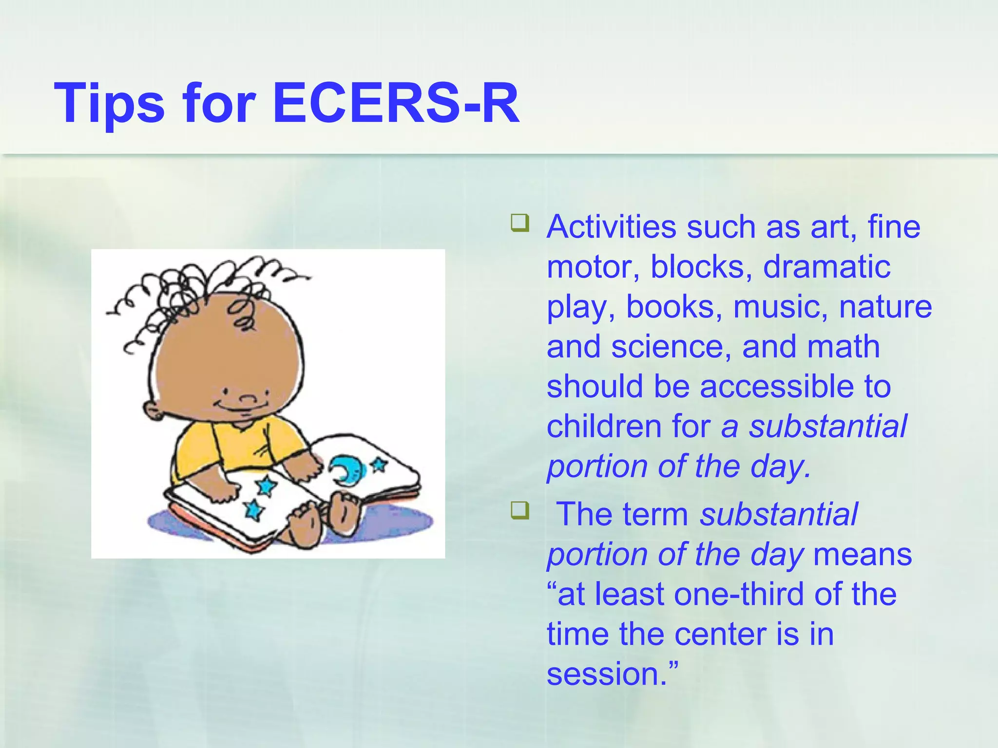 Video Clip… Child-related display
Scoring
 
