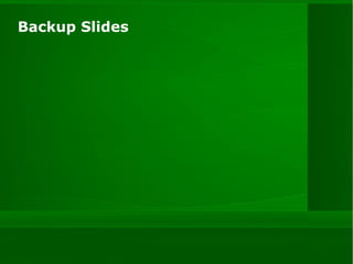 Backup Slides 