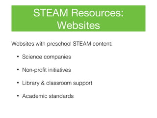 Integrating STEAM into the ECE Classroom | PPT