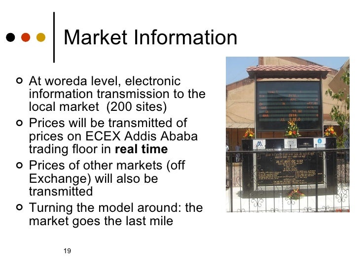 The Ethiopia Commodity Exchange (ECEX)