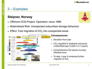 Injection: Risks and challenges - Injection of CO2 into geological rock ...