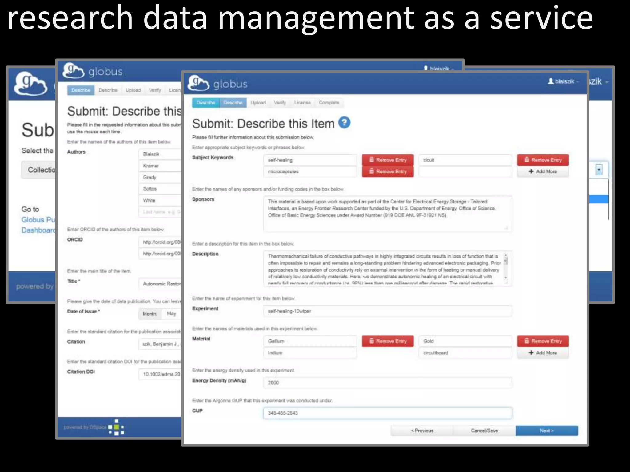 research data management as a service
 