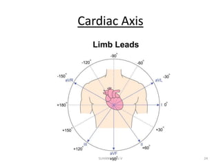 Cardiac Axis
24SUHANYA RAJ V
 